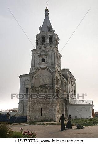 Stock Image - tower, person, bell, russia, 7998, people. Fotosearch