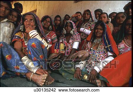 Stock Image - tribes, person, india, 5333, women, people. Fotosearch