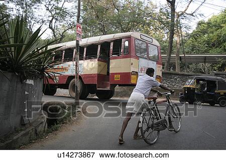trivandrum, person, scene, street, india, people View Large Photo Image Stock Photo - trivandrum, person, scene, street, india, people. Fotosearch