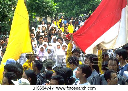 university, muslim, jakarta, protest, students, party View Large Photo Image Stock Photo - university, muslim, jakarta, protest, students, party. Fotosearch
