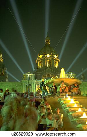 Stock Photo - view, party, spectacular, palace, national, water. Fotosearch
