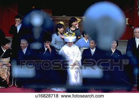 wearing, wedding, bride, groom, japanese, family View Large Photo Image Stock Photo - wearing, wedding, bride, groom, japanese, family. Fotosearch