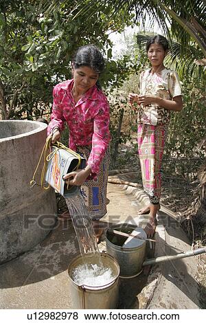 Stock Photo - women, water, person, fitness, people, woman. Fotosearch