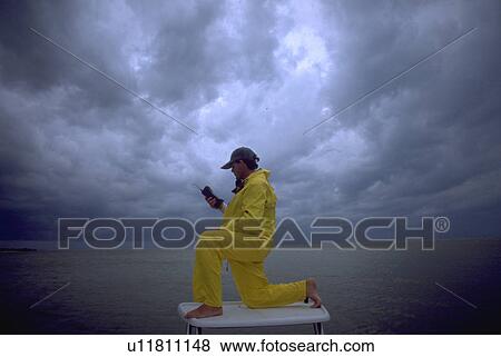Stock Photo - 10, captain, signal, get, trying, boat. Fotosearch
