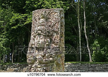 Picture - america, mayan, latin, copan, ruins, honduras. Fotosearch