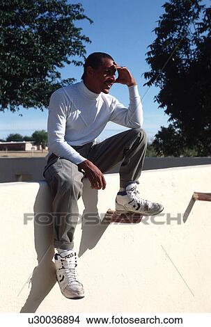 american, thinking, pondering, male, african View Large Photo Image Picture - american, thinking, pondering, male, african. Fotosearch