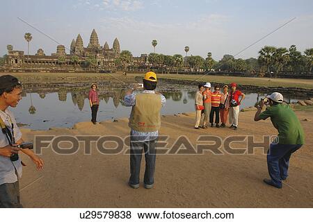 angkor, person, visiting, tourists, cambodia, people View Large Photo Image Stock Photo - angkor, person, visiting, tourists, cambodia, people. Fotosearch