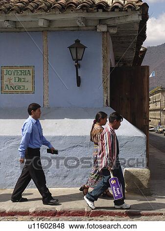 antigua, person, scene, street, guatemala, people View Large Photo Image Stock Photo - antigua, person, scene, street, guatemala, people. Fotosearch
