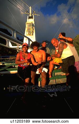 aranui, people, members, crew, tattoo, business View Large Photo Image Stock Photo - aranui, people, members, crew, tattoo, business. Fotosearch