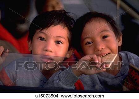 asian, car, home, children, people, family View Large Photo Image Picture - asian, car, home, children, people, family. Fotosearch