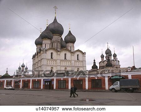 Stock Photo - assumption, person, cathedral, russia, 7941, people. Fotosearch