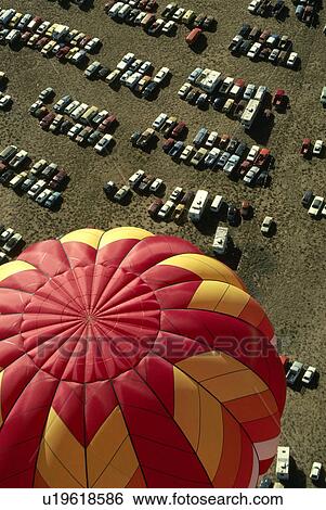 balloon, albuquerque, lot, parking, red View Large Photo Image Stock Photograph - balloon, albuquerque, lot, parking, red. Fotosearch
