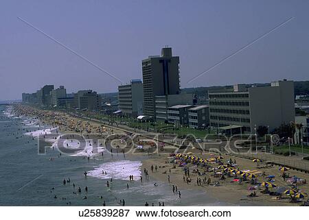 beach, virginia, hotels, boardwalk, view View Large Photo Image Stock Photo - beach, virginia, hotels, boardwalk, view. Fotosearch
