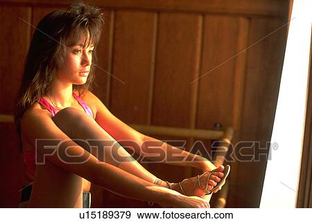Stock Photo - beauty, fashion, dance, fitness, people, woman. Fotosearch