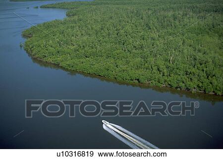 Stock Photo - boat, 10, everglades, islands, 000, water. Fotosearch