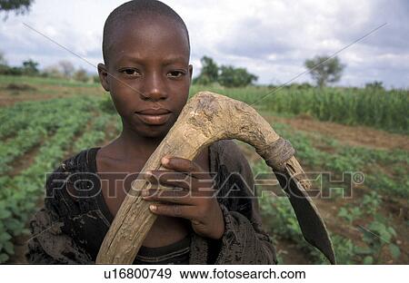 Stock Photo - bongo, person, boy, ghana, 7655, people. Fotosearch