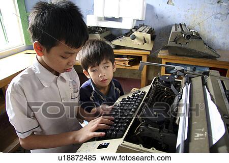 Stock Photography - book, people, children, school, person, background. Fotosearch