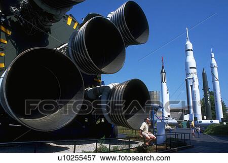 Stock Photo - boosters, center, space, spaceship, rocket. Fotosearch