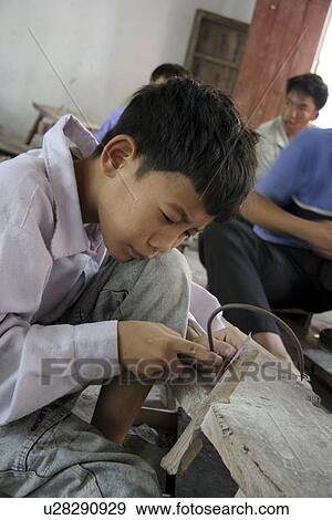 Stock Photo - boy, child, kid, art, person, people. Fotosearch