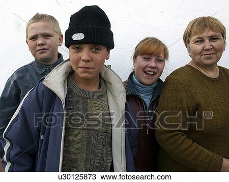 Stock Image - boys, person, secondary, russia, school, people. Fotosearch