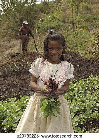 Stock Photography - bunch, girl, holding, honduras, person, people. Fotosearch