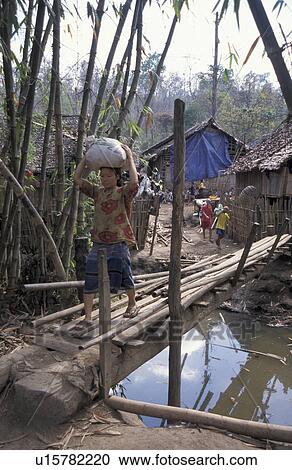 Stock Image - burmese, person, mae, thailand, 9471, people. Fotosearch