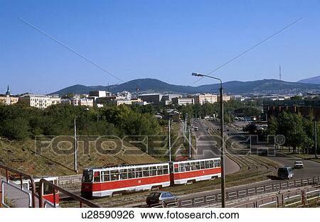 Stock Photograph - buryatia, russia, capital, ude, ulan, 5081. Fotosearch