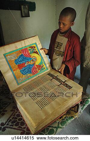 Stock Photography - c5th, person, yeha, temple, ethiopia, people. Fotosearch