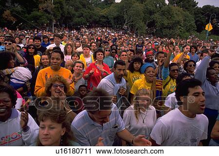 ca, audience, oakland, lake, festival, people View Large Photo Image Stock Image - ca, audience, oakland, lake, festival, people. Fotosearch