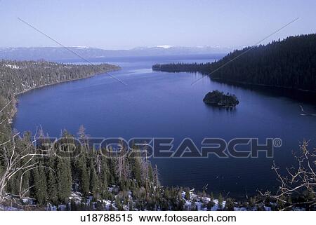 california, emerald, tahoe, lake, bay, 4112 View Large Photo Image Stock Photography - california, emerald, tahoe, lake, bay, 4112. Fotosearch