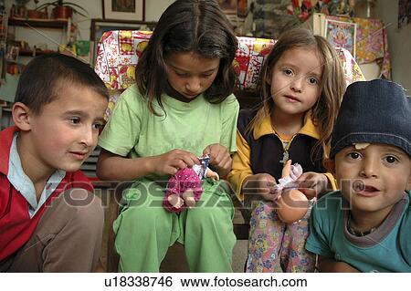 Stock Photograph - colombia, sport, kids, children, person, people. Fotosearch