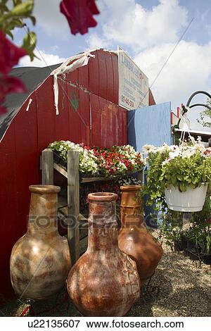 commerce, McKinney, retail, display, nursery, Texas View Large Photo Image Stock Photo - commerce, McKinney, retail, display, nursery, Texas. Fotosearch