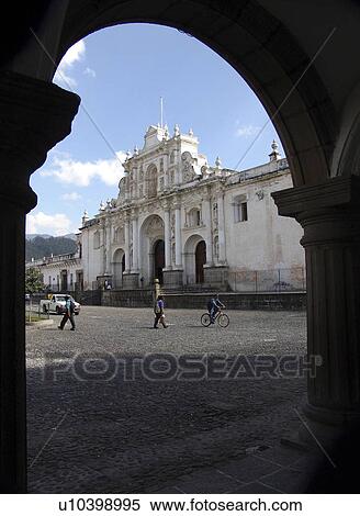 country, cathedral, antigua, square, main, guatemala View Large Photo Image Stock Photography - country, cathedral, antigua, square, main, guatemala. Fotosearch
