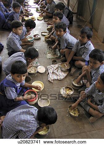 eating, person, india, children, school, people View Large Photo Image Stock Image - eating, person, india, children, school, people. Fotosearch