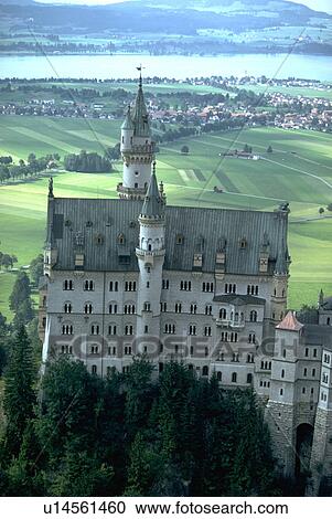 Stock Image - fairytale, ludwig, built, castle, neuschwanstein. Fotosearch