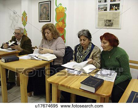 Stock Photography - females, people, women, book, person, background. Fotosearch