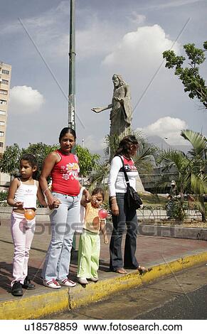 Stock Photo - females, person, venezuela, women, children, people. Fotosearch