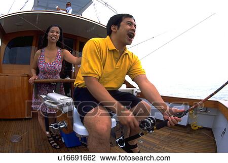 fishing, laughing, family, fishermen, successful, happy View Large Photo Image Stock Image - fishing, laughing, family, fishermen, successful, happy. Fotosearch