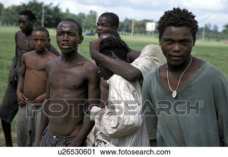 Stock Image - football, kenya, 6168, person, people. Fotosearch