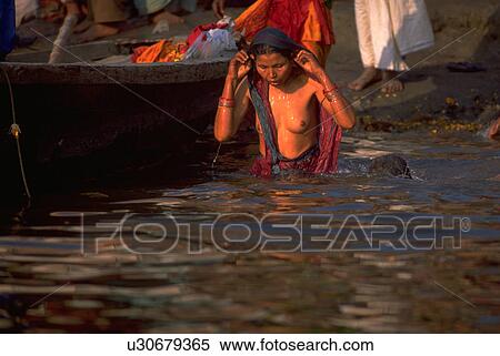 ganges, love, bathing, female, hindu, woman View Large Photo Image Stock Photography - ganges, love, bathing, female, hindu, woman. Fotosearch