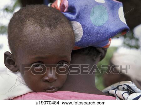 Picture - ghana, people, 7720, person, child, woman. Fotosearch