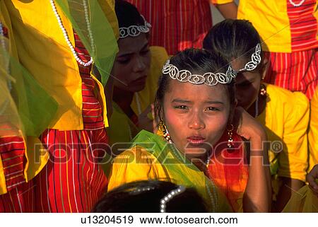 Stock Photo - girls, people, young, children, girl, party. Fotosearch