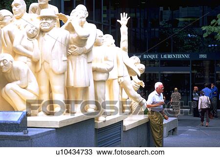 Stock Image - hand, statue, crowd, illuminated, people. Fotosearch