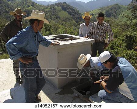 Stock Photo - honduras, fashion, person, people, frame, water. Fotosearch