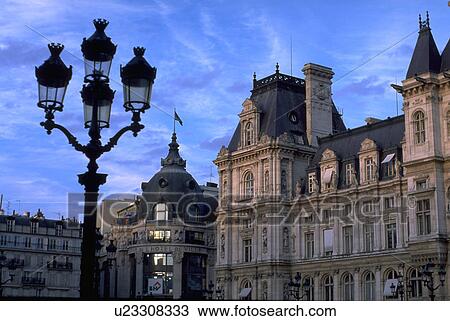 hotel, 19th, style, french, century, view View Large Photo Image Stock Image - hotel, 19th, style, french, century, view. Fotosearch