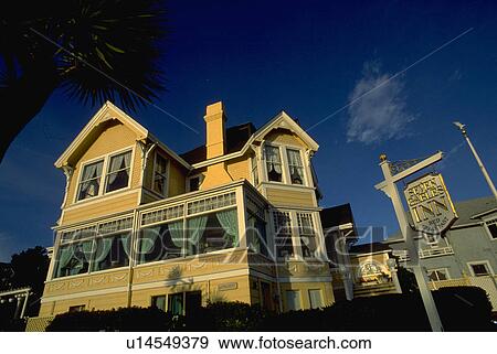 Stock Photo - hotel, pacific, california, monterey, grove, house. Fotosearch