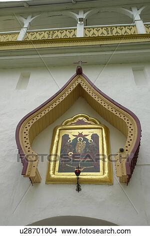 Picture - icons, icon, outdoor, russia, person, people. Fotosearch