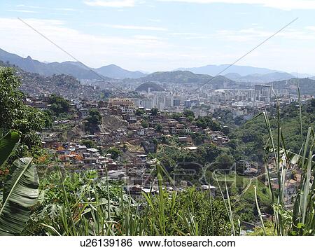 Stock Photograph - janeiro, person, rio, favela, brazil, people. Fotosearch