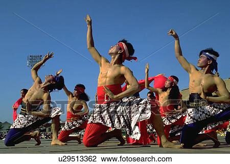 Stock Image - java, people, solo, indonesia, dance, party. Fotosearch