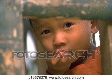 Stock Photograph - kid, asia, child, asian, southeast, thailand. Fotosearch
